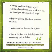 Last inn bildet i Galleri-visningsprogrammet, Jenta fra Skogen – nominert til «årets skjønnlitterære indiebok»