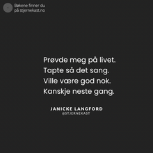 Last inn bildet i Galleri-visningsprogrammet, Stjernekast, samlede dikt i utvalg