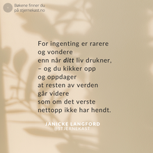 Last inn bildet i Galleri-visningsprogrammet, Stjernekast, samlede dikt i utvalg