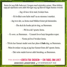 Last inn bildet i Galleri-visningsprogrammet, Jenta fra Skogen – nominert til «årets skjønnlitterære indiebok»