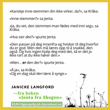 Last inn bildet i Galleri-visningsprogrammet, Jenta fra Skogen – nominert til «årets skjønnlitterære indiebok»