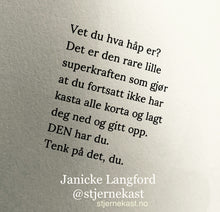 Last inn bildet i Galleri-visningsprogrammet, Stjernekast – en bestselger