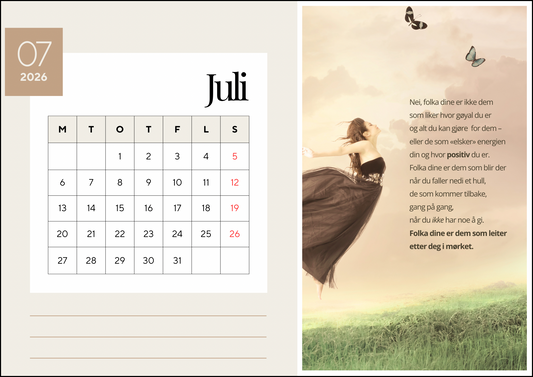 Stor poesikalender 2026 (få på lager)