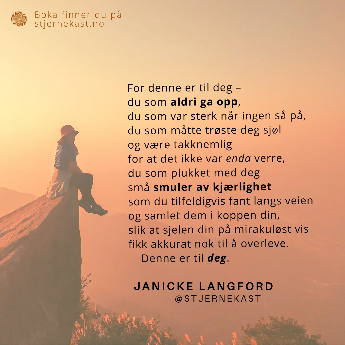 Stjernekast, samlede dikt i utvalg