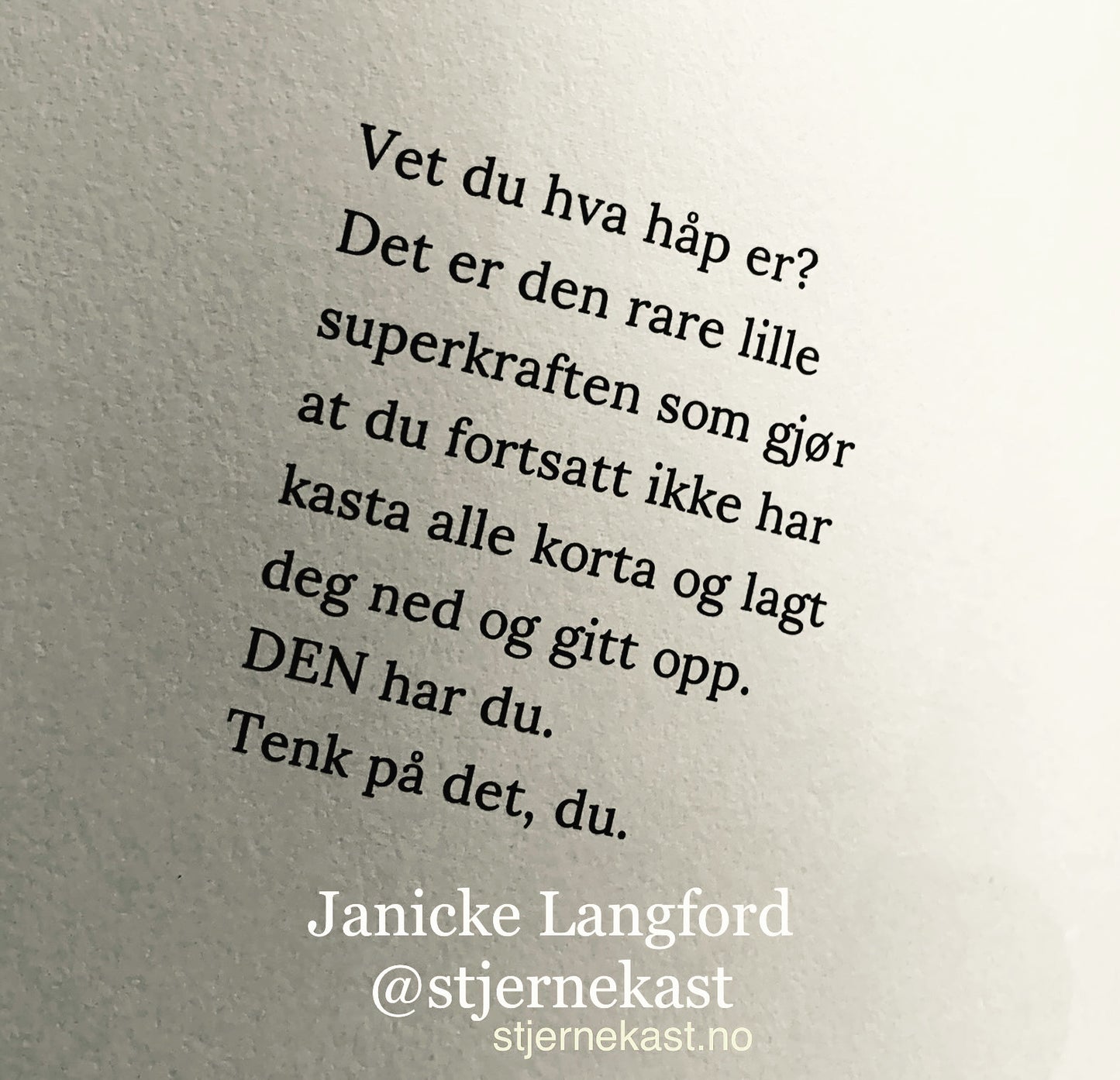 Stjernekast – en bestselger